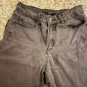 Vintage Wash Black Jeans